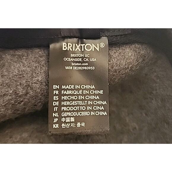 Brixton "Wesley" Fedora Unisex Adjustable Packable 100% Wool Felt Hat Size L 7.5 - Picture 11 of 11